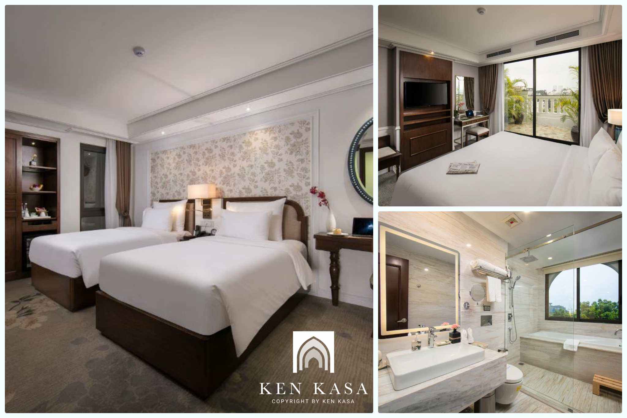 Mẫu ph&ograve;ng standard đẹp The Oriental Jade hotel 